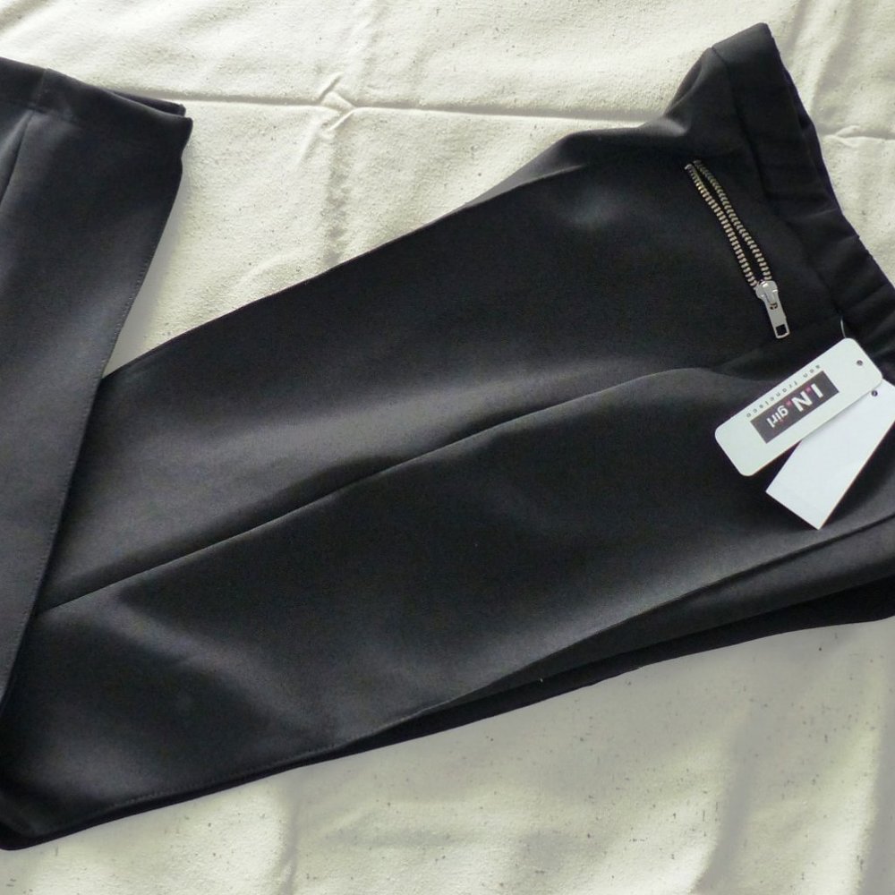 I.N. Girl San Francisco Black Dress Pants Sz. 16 JR  polyester, spandex